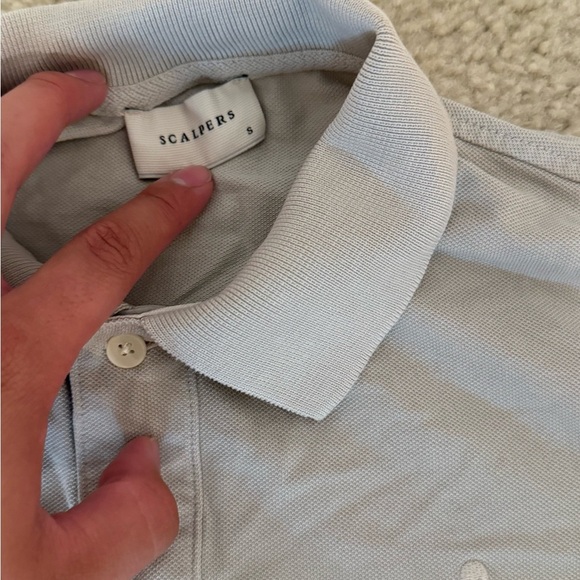 Scalper Button Up Polo Tee NWOT - Picture 3 of 3